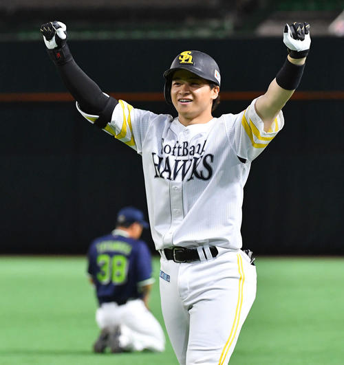 ソフトバンク谷川原健太（2024年3月撮影）