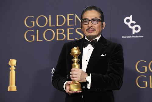 ゴールデン・グローブ賞ドラマ部門で主演男優賞を受賞した真田広之（ロイター）