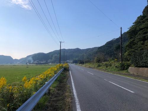 23日午前9時34分、千葉・富津ののどかな風景