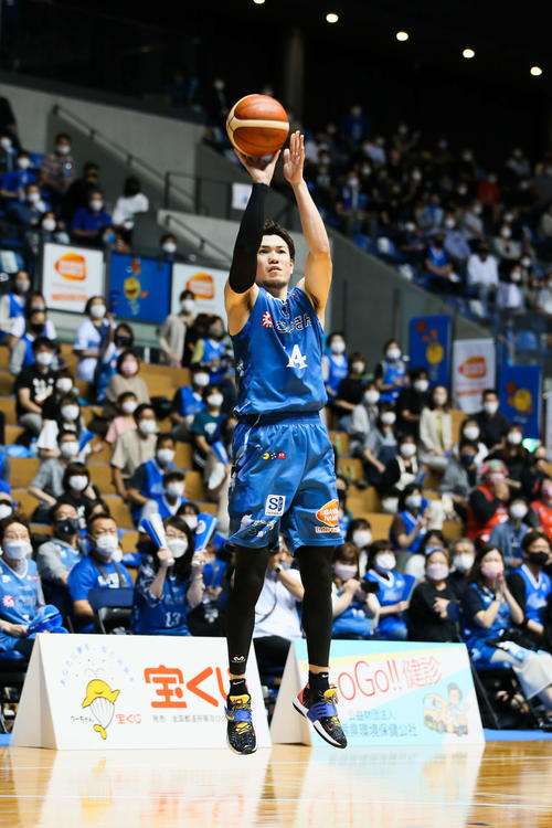 今季から島根に加入した金丸晃輔（Bリーグ提供）